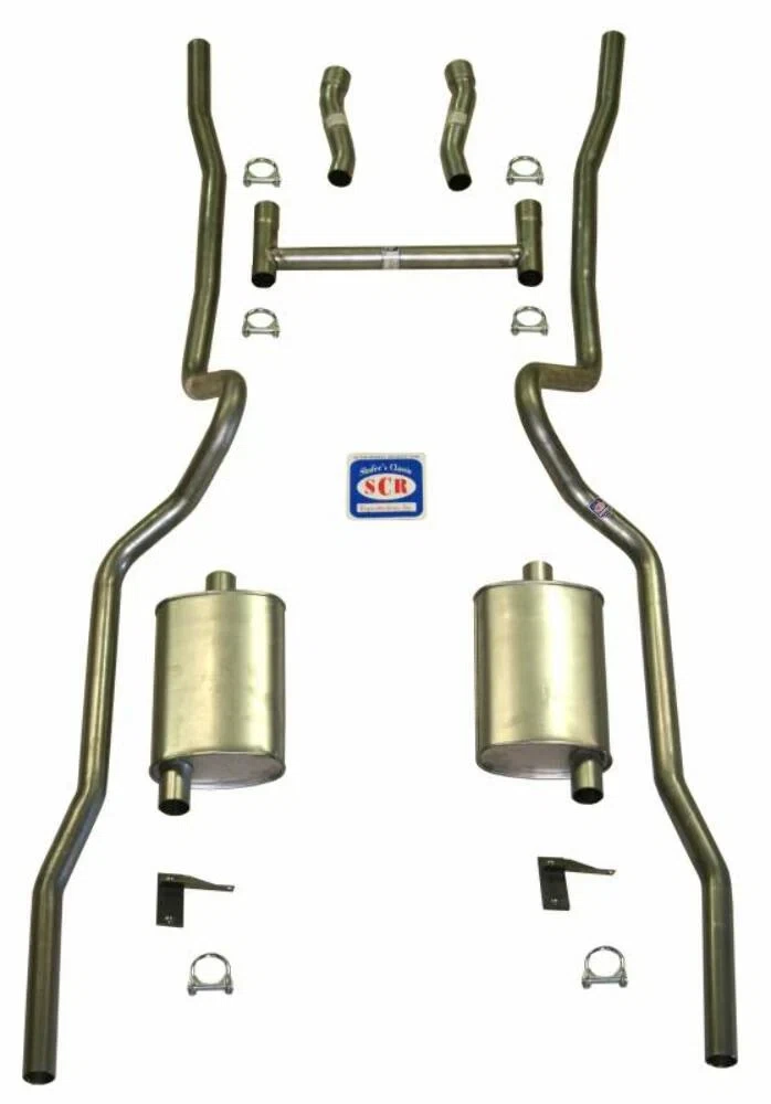Fits 1955 - 1957 Chevrolet Full Size Exhaust System 63028
